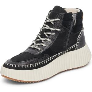Dolce Vita Women's Daley Sneaker (7.5, Black Multi Suede)