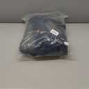 Mandonce Long Sleeve Denim Jumpsuit for Women Straight Leg Washed Stretch Jean Jumpsuit with Belt Loose Fit Rompers Casual (Small, Blue)