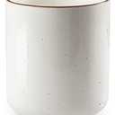 getstar Large Utensil Holder for Kitchen Counter,7.2" Vintage Ceramic Utensils Crocks Utensil Organizer for Spatula Farmhouse Kitchen Decor, White