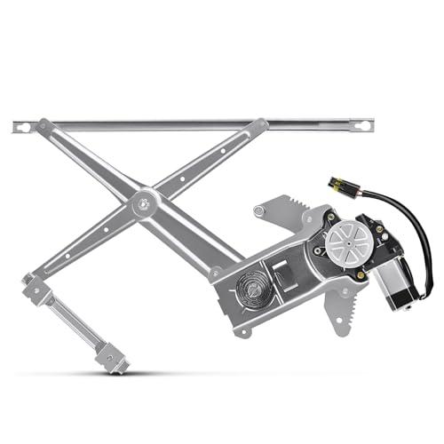 YHTAUTO Front Passenger Side Power Window Regulator With 2-Pin Motor Assembly Compatible with Dodge Ram 1500 1994-2001, Ram 1500 1994-2002, Ram 3500 1994-2002, Crew/Extended/Standard Cab Pickup