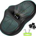 RYACO Noseless Bike Seat Cushion for Men Women,Oversized Bike Seat,Extra Comfort Seat Cushion for Exercise Road Stationary Electric Cruiser Bikes
