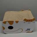 Cat Scratch Pads Recycled Corrugated Cardboard Cat Scratching Board Lounge Bed Cat Scratchers House, Yellow