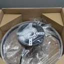 kejector Low Profile Ceiling Fan with Light,20 Inch Fandelier Ceiling Fans with Lights and Remote App Control,360Oscillation Bladeless Flush Mount LED Fan Light for Bedroom Living Dining Room