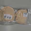 Push Up Thick Padded Plunge Underwire T Shirt Lace Bra Lift Support for Women Add One Cup Size 40A (Beige)