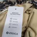ZESICA Floral Mesh Off Shoulder Long Sleeve Tops for Women 2026 Y2k Double Lined Sheer Spring Going Out Shirts, M