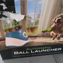 Automatic Dog Ball Launcher for Small Dogs Dog Ball Thrower Fetch Machine - Indoor Outdoor Interactive Toy with 3 Mini Tennis Balls 2 Inch