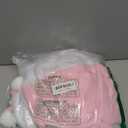 Christmas Chair Covers Set of 4 Santa Claus Hat Chair Back Covers Xmas Slipcover for Christmas Kitchen Dinning Room Decoration Table Decor(Pink)