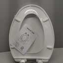 Round(Standard) Toilet Seat, Soft-Slow Close, Round Toilet Seat For Round Toilets, Quiet-Close Lid And Seat, Easy To Install And Clean, Never Loosen, White(16.5")