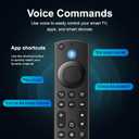 Luyeper Replacement TV Remote for Amazon Fire Stick (4K Max, 4K, HD), Firestick 3rd Gen, TV Cube and Insignia, Toshiba Smart TVs with Voice Control