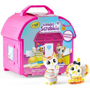 Crayola Scribble Scrubbie Pets, Backyard Playset, Toys For Girls & Boys, Gifts For Kids, Ages 3+