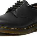 Dr. Martens 8053 5 Eye Padded Collar Shoe, Black Nappa, 10 UK/11 US Men