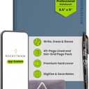 Rocketbook Pro Smart Reusable Notebook, Lined & Dotted Interchangeable Pages, For Work and Business Meetings, Letter Size 8.5x11, Blue
