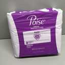 Poise Incontinence & Postpartum Pads for Bladder Leaks, 5 Drop Maximum Absorbency, Long Length, 84 Count