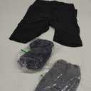 KingSize Men's Big & Tall Lightweight Extra Long Shorts 3-Pack - XL, Classic Black