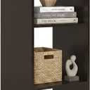 Wooden 3 Cube Shelf Storage Organizer, 11x11, Chocolate, 3-cube 11in