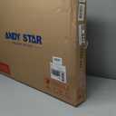 ANDY STAR Gold Bathroom Mirror, 22"x30" Scalloped Wall Mirror in Stainless Steel Metal Frame, Unique Vanity Mirror with Modern Curved Edge Design, Ideal for Bathroom, Bedroom, Entryway