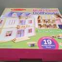 Melissa & Doug Wooden Multi-Level Dollhouse Wooden Multi-Story Pretend Play Dollhouse for Kids, One Size