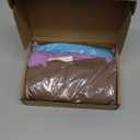 Riyiper 3 Pack Women's Half Sleeve Tops Crewneck 1/2 Sleeve T Shirts Elbow Length Tops Slim Fit Cotton Blend Basic Tees (Large, Blue, Purple, Coffee)