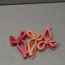 3 PCS Bow Hair Clips for Women Bow Claw Clip 5" Large Hair Claw Clips for Thick and Long Hair Cute Bows Jaw Clip (5" - Pink Series, 5" Extra Large)