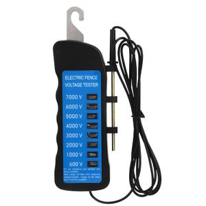 7000V Electric Fence Tester, ABS Eight Light Indicator Voltage Tester for Agricultural Supply Fencing