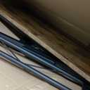 Small Standing Desk Adjustable Height, Mobile Stand Up Desk with Wheels, 32 Inch Portable Rolling Desks Conference Room Tables for Walking Pad Treadmill Wood Rustic