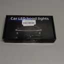 Car LED Hood Light Strip, 70 Inch 12V Flexible Waterproof Daytime Running Lights for Car, Universal Engine Cover Decoration Accessories for Cars, SUVs, Trucks, Dynamic Scan Start-up Effect (White)