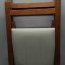 Folding Chair Wooden Stackable Folding Chairs with Cushion, 1pc Portable Foldable Chairs for Outdoor Office Events Wedding Party Restaurant Meeting Room Patio Garden Picnic Kitchen