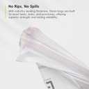 EKO 21 Gallon / 50-90 Liter,110 CountDrawstring Trash Bags, Extra-Strong Unscented Garbage Bags, Easy-Dispense Roll for Kitchen & Household Use, Resists Tears, Leaks and Punctures, Code G, White