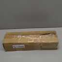 1 Inch Heavy Duty Adjustable Double Curtain Rod for Windows 48 to 84 Inches - Weathered White Boho Farmhouse Double Curtain Rod with Decorative Finials - for Living Room, Bedroom, Easy to install