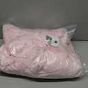 Hellomamma Long Bath Robe for Womens Plush Soft Fleece Bathrobes Nightgown Ladies Pajamas Sleepwear Housecoat (Large-X-Large, Pink)