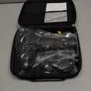 AERLANG Massage Gun with Heat Deep Tissue Back Massager Neck Massager for Pain Relief,Muscle Percussion Massage Gun, Birthday Gifts for Men Women Dad him Handheld Message Gun with 7Heads&Silent (Black)