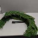 NUPTIO Large Christmas Wreath with Lights: 36 Inch Prelit Real Touch Norfolk Pine Wreaths with Hook for Outdoor Front Door - Realistic Xmas Decorations 100 LED 8-Mode with Remote Timer for Holiday