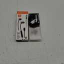 JBL Tune 310C - Wired Hi-Res in-Ear Headphones, Tangle-Free Flat Cable, 3-Button Remote with Microphone (Black)