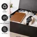 Black Extra Large Gift Box with Lids for Presents, 1 Count