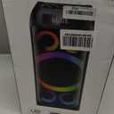 Bluetooth Speaker, 160W Peak Powerful Loud Stereo Sound Deep Bass Wireless Boombox Portable Large Party Speakers with Subwoofer TWS Pairing Dynamic LED Light for Outdoor Camping Backyard Events (Black)