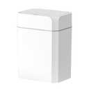 ELPHECO Bathroom Trash Can with Lid 3.5 Gallon Motion Sensor Slim Garbage Can Bathroom Decor Waterproof Smart Small Trash Bin for Kitchen, Office, Bedroom, Living Room, Toilet (White)