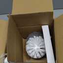 MR.SIGA Toilet Bowl Brush and Holder, Premium Quality, with Solid Handle and Durable Bristles for Bathroom Cleaning, White, 1 Pack