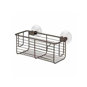 Metal Wire Shower Basket  Wall-Mounted Storage Organizer 