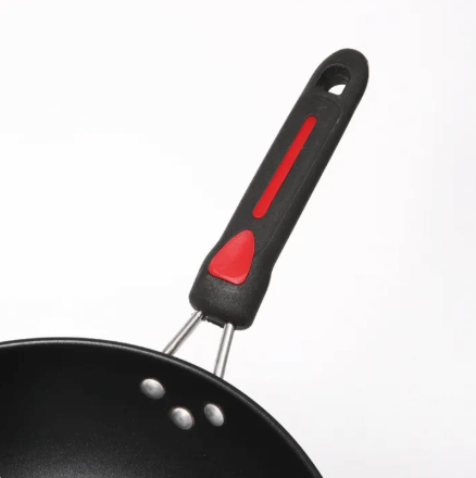28cm Enamel Frying Pan, Physical Non-Stick Cookware, Health Kitchen Cooker, Universal for Gas, Electric, and Induction Stoves