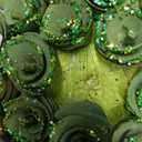 Fun Express Shamrock-Shaped Wreath - Premium Wooden St Patricks Day Decorations for Front Door & Home | Irish Wall Decor with Rustic Green Clover Design | Indoor Outdoor March Holiday