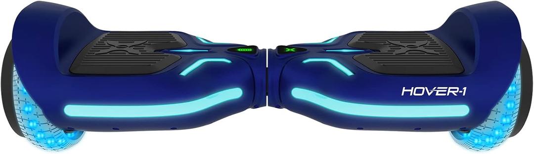 Hover-1 i100 Electric Hoverboard - 7MPH Top Speed, 10 Mile Range, 5HR Full-Charge, Built-In Bluetooth Speaker, Rider Modes: Beginner to Expert Self Balancing Scooter