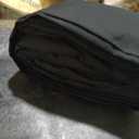 Black Satin Bedding Set Duvet Cover Sheet & Pillow Cases Deluxe Bedding Sheet Queen Size Double Bed Size,duvets (B 150 x 200 cm 3 pcs)