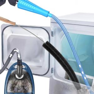 Dryer Vent Cleaner Kit Dryer Lint Brush Vacuum Hose Attachment Brush Lint Remover Power Washer and Dryer Vent Vacuum Hose