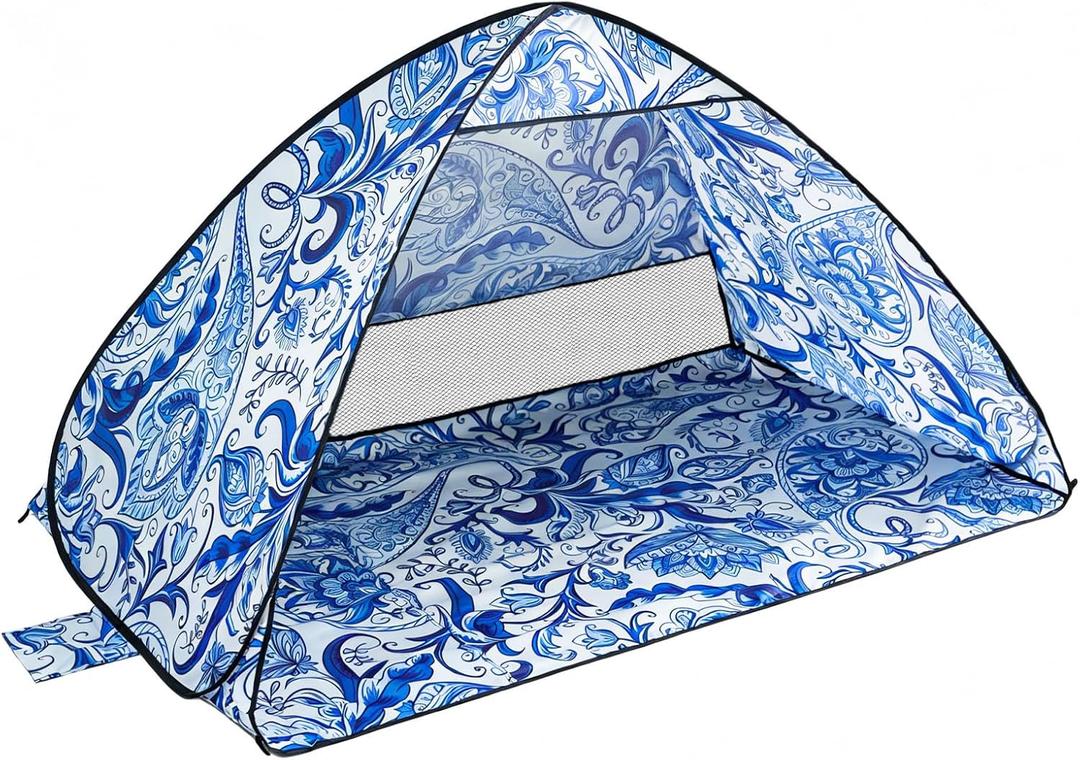 Pop UP Beach Tent Sun Shelter with UV Protection for 3-4 Person, 78.7" x 47.2" x 51.2"