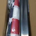 American Flag with Pole for House Outside, Including 5Ft Heavy Duty Flag Aluminum Poles Kit and 100% Polyester 3x5 ft US Flag, No Tangle Spinning Pole and Multi-Position Flag Pole Bracket