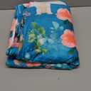 Australian Shepherd Dogs Flowers Fleece Throw - Lightweight, Super Soft, Cozy Bed - Warm Blanket for Living Room/Bedroom - All Season (50"x40")