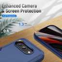 for Pixel 9a Case, with HD Screen Protector [Military Grade Drop Tested] Heavy-Duty Tough Rugged Shockproof Protective Case for Pixel 9a, Blue