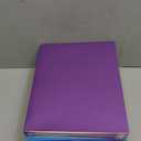 Blue Summit Black Pocket Folders with Prongs, Black Folders with Prongs, 2 Pocket Folder with 3 Brads, Paper, 50 Pack