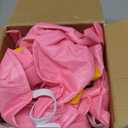 One Casa Inflatable Flamingo Costume Riding On Flamingo Air Blow up Funny Fancy Dress Party Halloween Costume for Adult