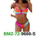 Women’s high cut bikini set ribbed v- wire Cami bikini two-piece swimsuit Small